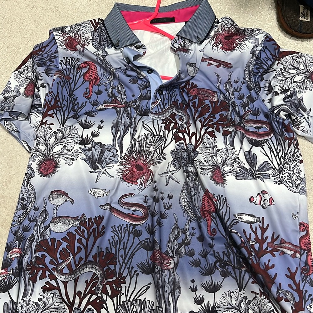 Greyson Underwater golf polo